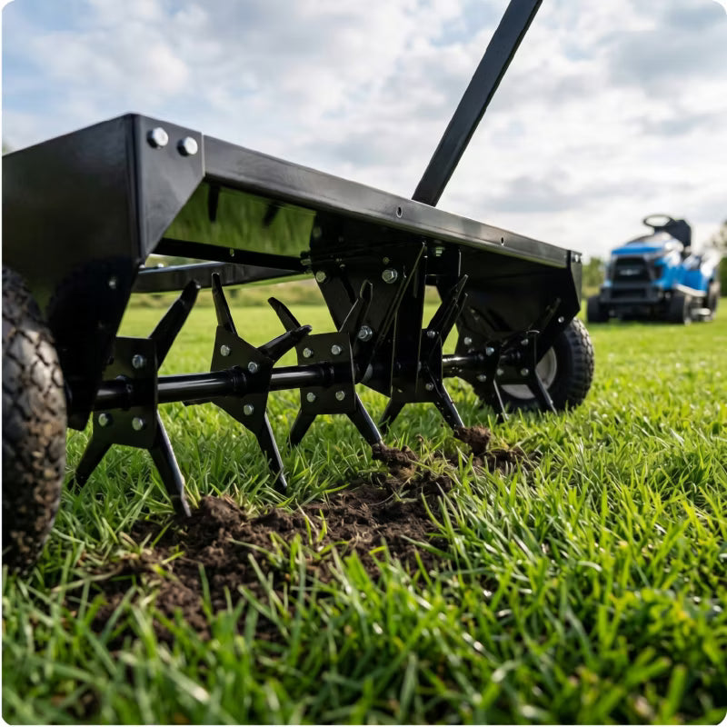 Plænelufter til Havetraktor 93 cm Sort HW-AERATOR
