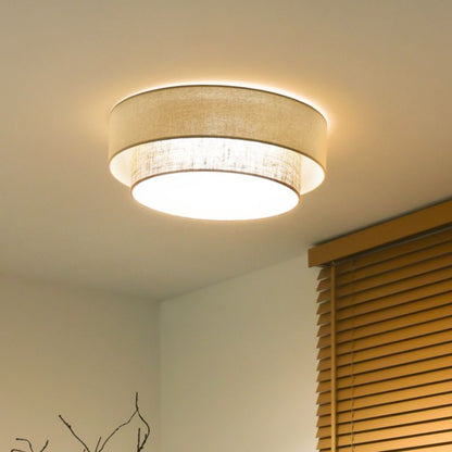 Plafon Duolla Boho LED 45 cm Beige/Jute