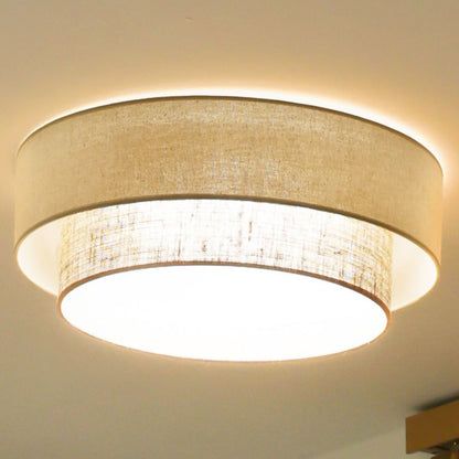 Plafon Duolla Boho LED 45 cm Beige/Jute