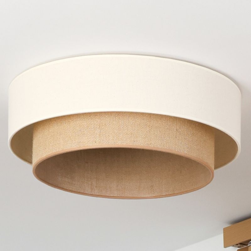 Plafon Duolla Boho LED 45 cm Beige/Jute
