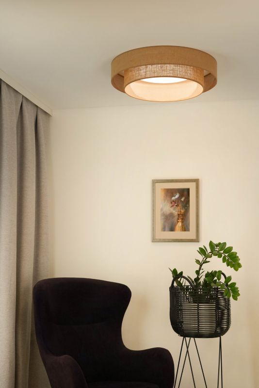 Plafon Duolla Boho LED 45 cm Jute