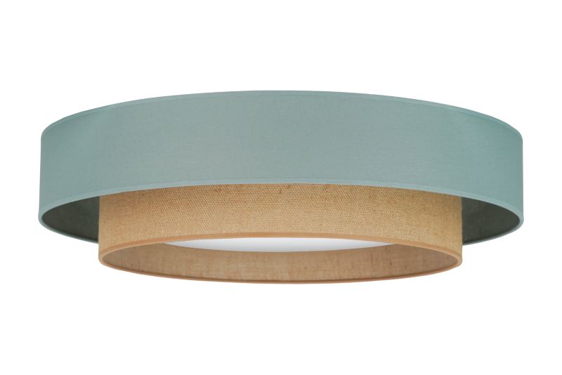 Loftslampe Duolla Boho LED 45 cm Salvie/Jute