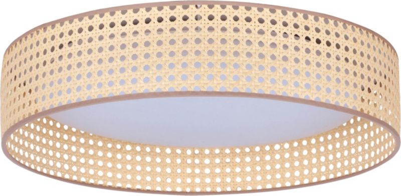 Duolla Roller LED rattan plafond