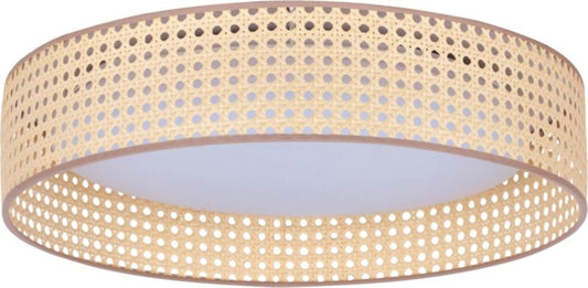 Duolla Roller LED rattan plafond