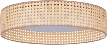 Duolla Roller LED rattan plafond
