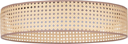 Duolla Roller LED rattan plafond