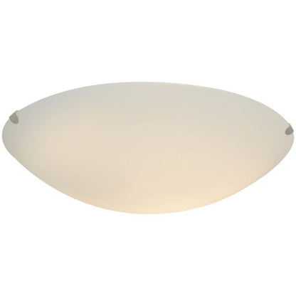 Loftslampe Opp 25 cm Hvid Matglas