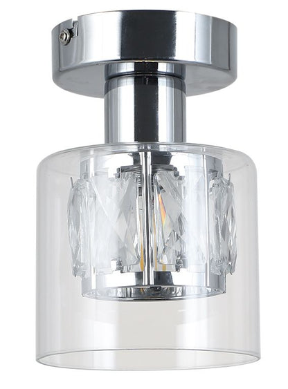 Loftslampe Elmo 1 x E14 Krom