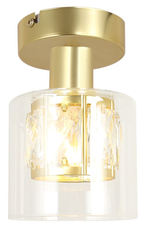 Loftslampe Elmo 1xE14 Guld