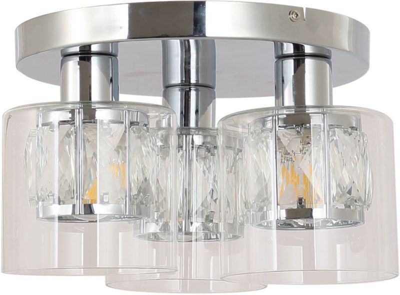 Loftslampe Elmo 3 x E14 Krom