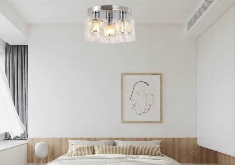 Loftslampe Elmo 3 x E14 Krom