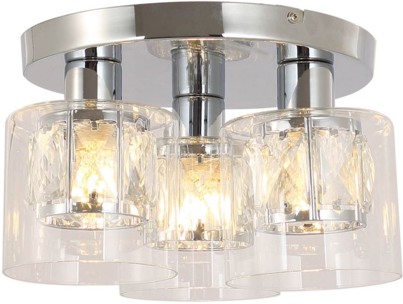 Loftslampe Elmo 3 x E14 Krom