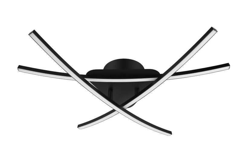 GoodHome Alani plafond 3 x LED 1700 lm mat-sort