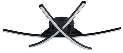 Loftslampe Alani 3xLED 1700 lm Sort Mat