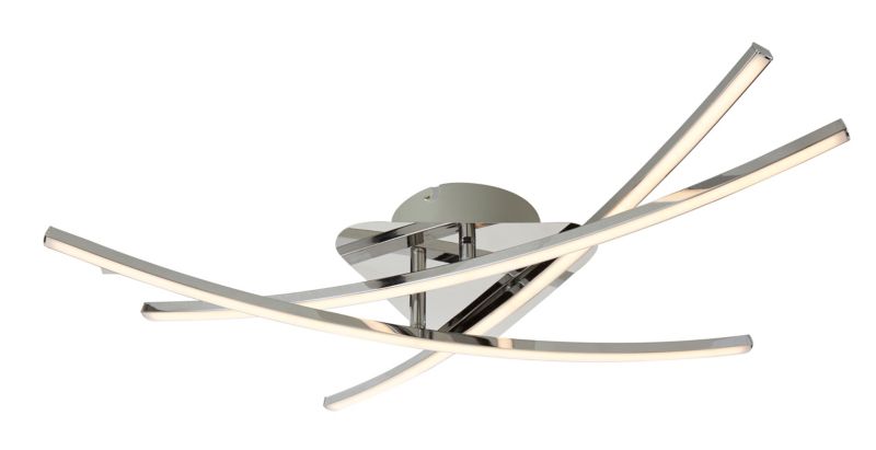 Loftlampe Alani 3x LED 1900 lm Krom