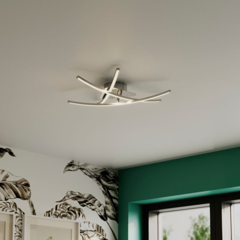 Loftlampe Alani 3x LED 1900 lm Krom