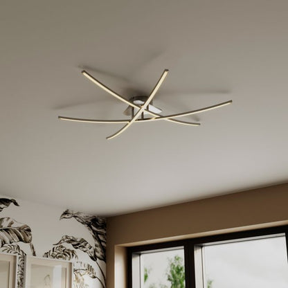 Plafon Alani 3400 lm 3000 K Krom 90 cm