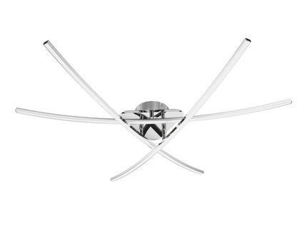 Plafon Alani 3400 lm 3000 K Krom 90 cm