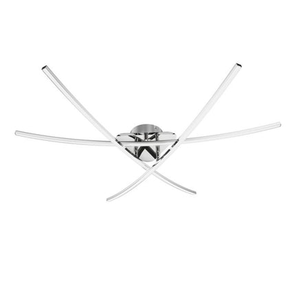 LED-loftlampe Alani 3400 lm 3000 K Krom