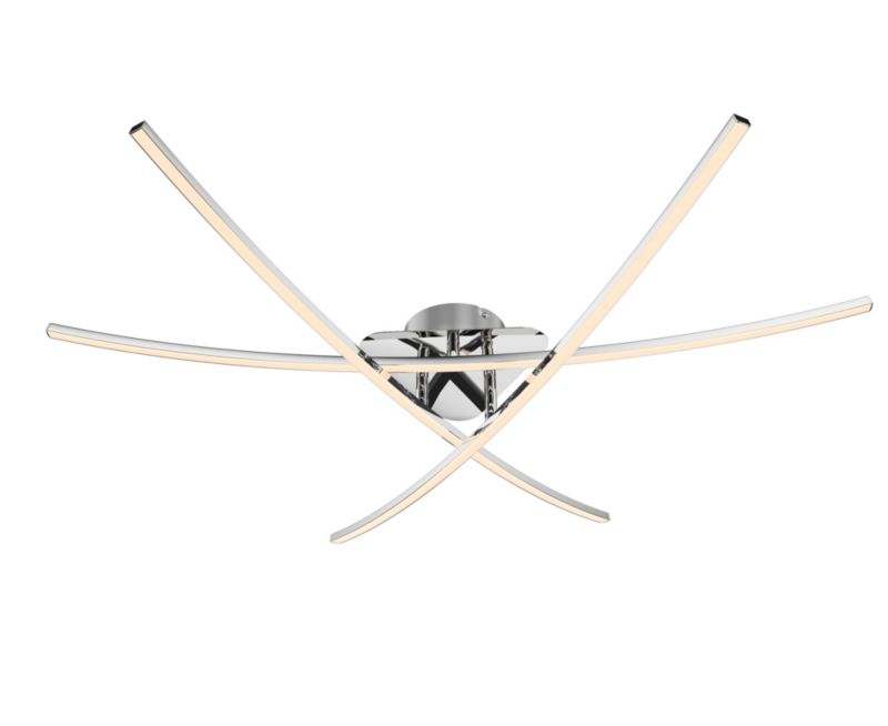 Plafon Alani 3400 lm 3000 K Krom 90 cm
