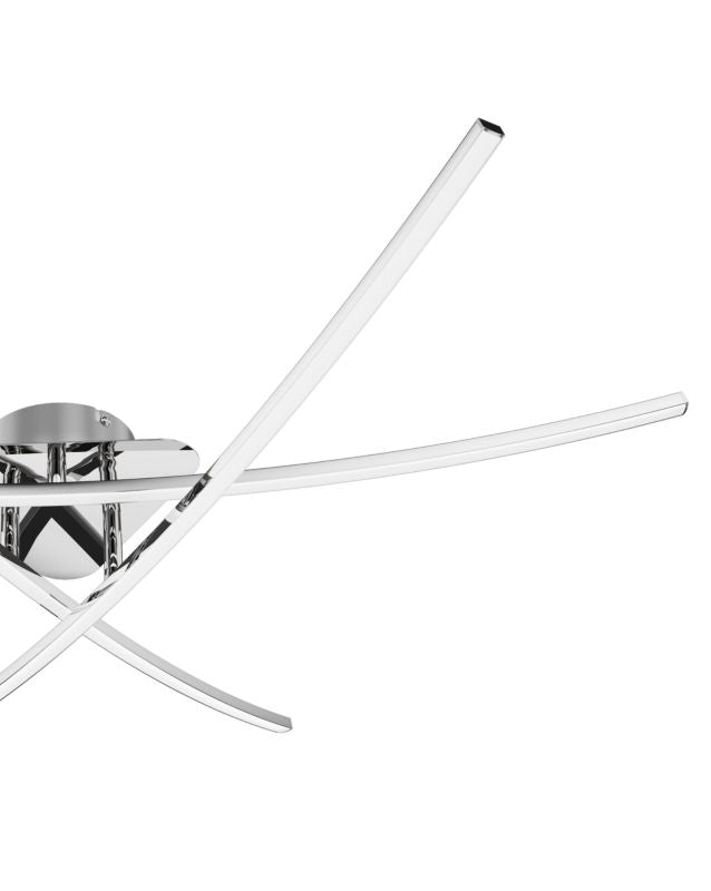 Plafon Alani 3400 lm 3000 K Krom 90 cm