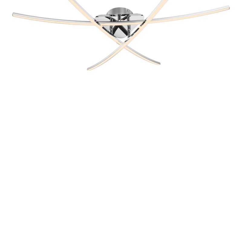 Plafon Alani 3400 lm 3000 K Krom 90 cm
