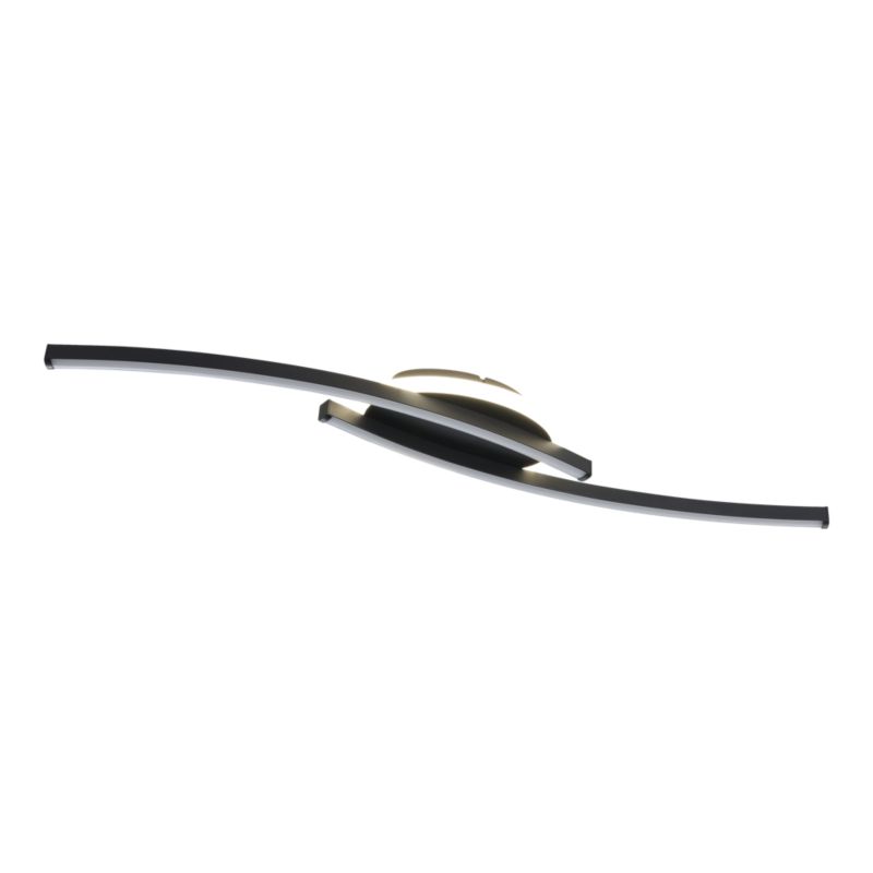 Loftslampe Consolida 3 Trins 4000 K Sort