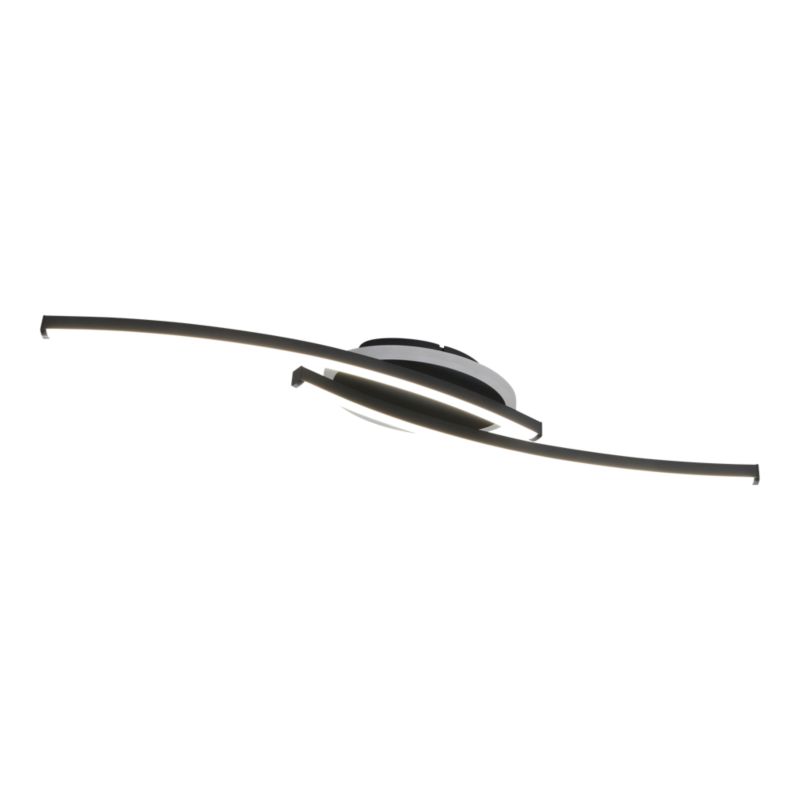 Loftslampe Consolida 3 Trins 4000 K Sort