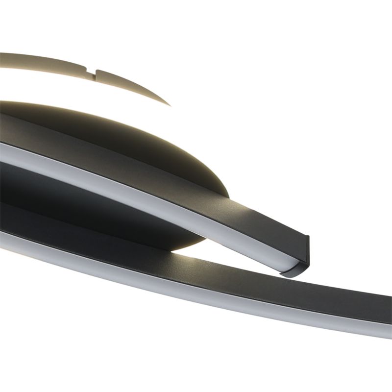 Loftslampe Consolida 3 Trins 4000 K Sort