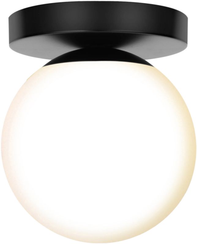 GoodHome Dorres E14 IP44 mat‑sort plafondownlight