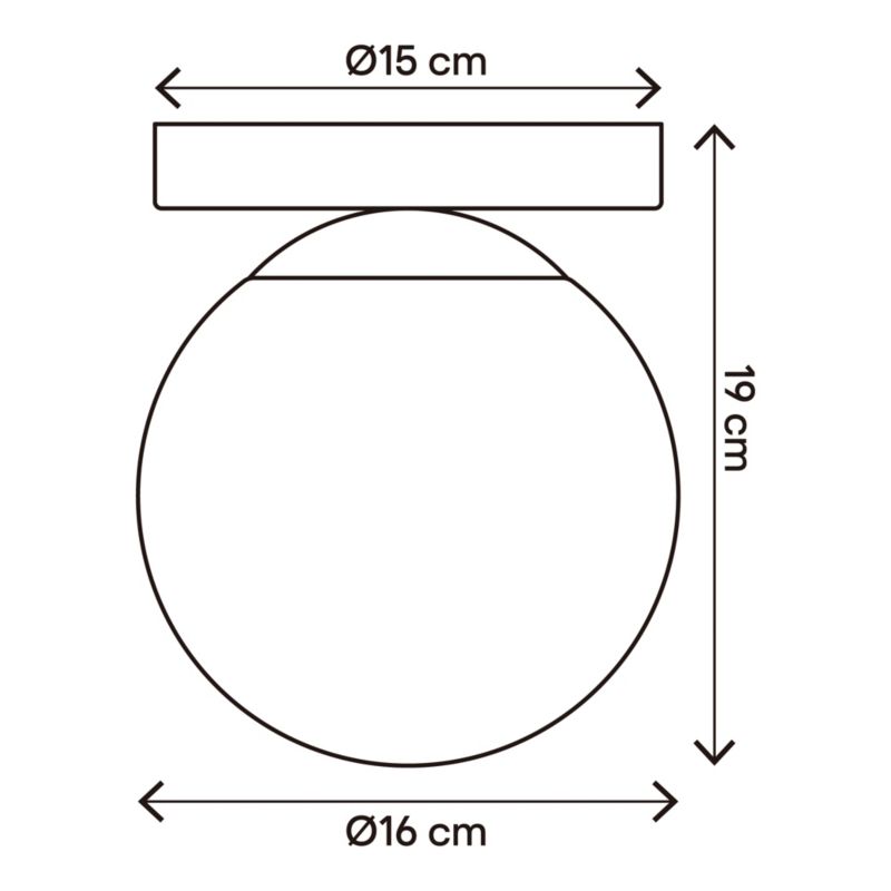 GoodHome Dorres E14 plafondæksel i mat‑guld
