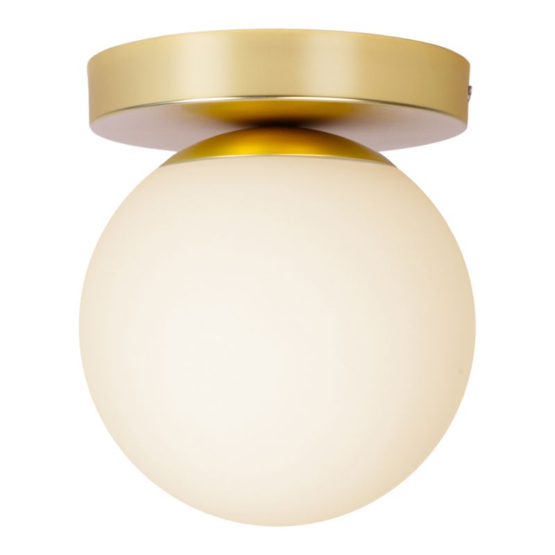 GoodHome Dorres E14 plafondæksel i mat‑guld