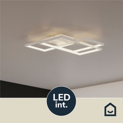 Loftslampe Gassel 2200 lm 3000 K Hvid Mat