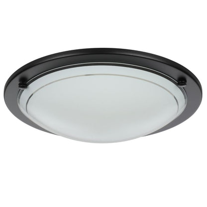 Loftlampe GoodHome Hubaa 29 cm Sort