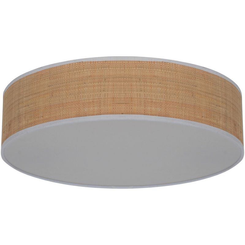 GoodHome Oilbird loftlampe 2 x E27 i stråmateriale