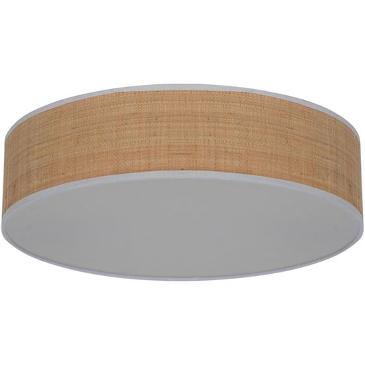 GoodHome Oilbird loftlampe 2 x E27 i stråmateriale