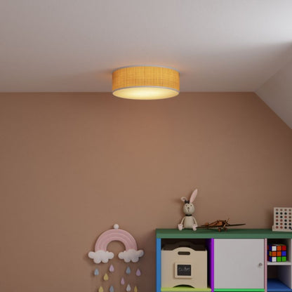 GoodHome Oilbird loftlampe 2 x E27 i stråmateriale