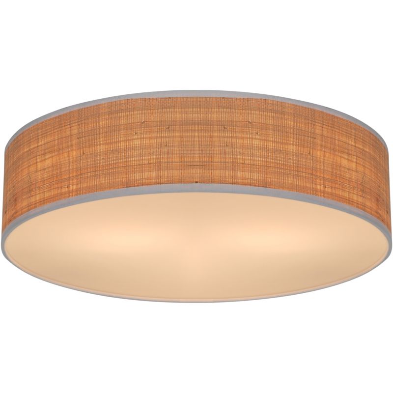 GoodHome Oilbird loftlampe 2 x E27 i stråmateriale