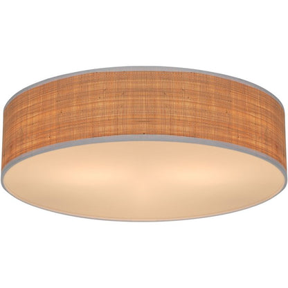 GoodHome Oilbird loftlampe 2 x E27 i stråmateriale