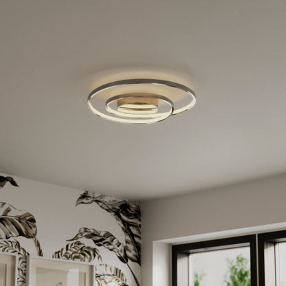 Loftslampe Pegmati 2900 lm 3000 K Krom