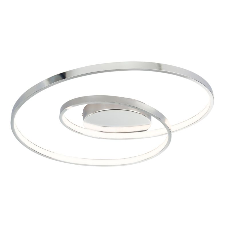 Loftslampe Pegmati 2900 lm 3000 K Krom