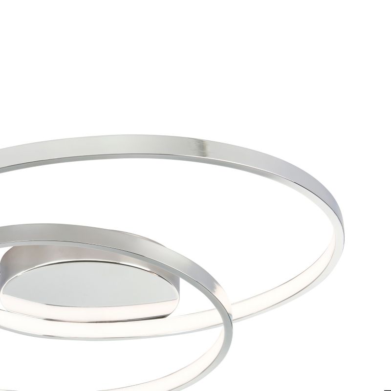 Loftslampe Pegmati 2900 lm 3000 K Krom