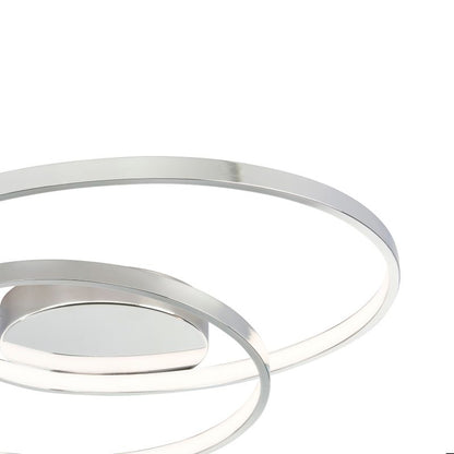 Loftslampe Pegmati 2900 lm 3000 K Krom