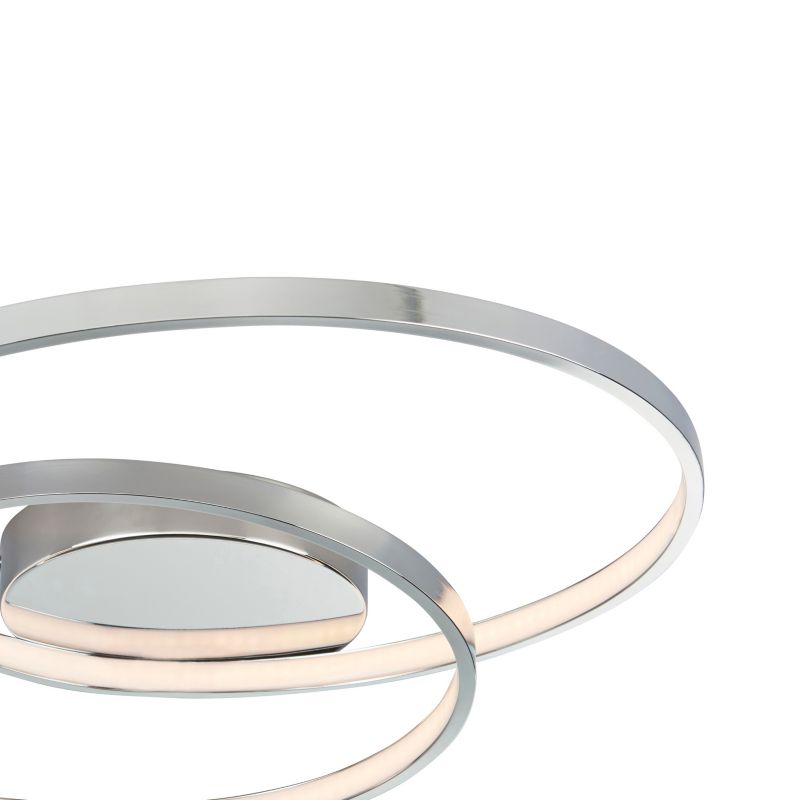 Loftslampe Pegmati 2900 lm 3000 K Krom