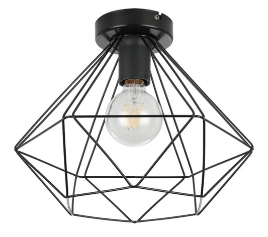 GoodHome Smertrio E27 sort plafond