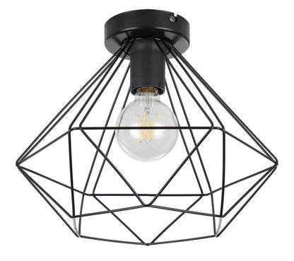 Loftslampe Smertrio E27 Sort 28 cm