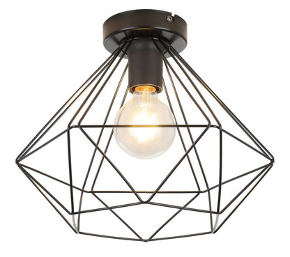 Loftslampe Smertrio E27 Sort 28 cm