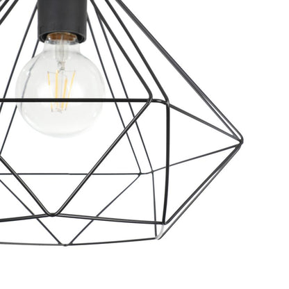 Loftslampe Smertrio E27 Sort 28 cm