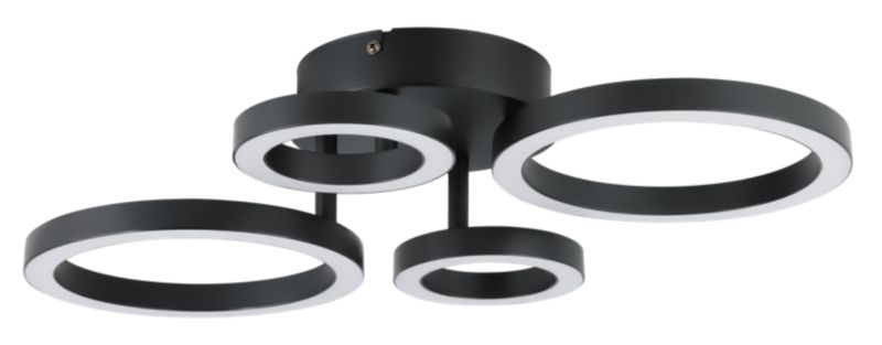 Loftlampe Taphao 3200 lm 3000 K Sort DIM