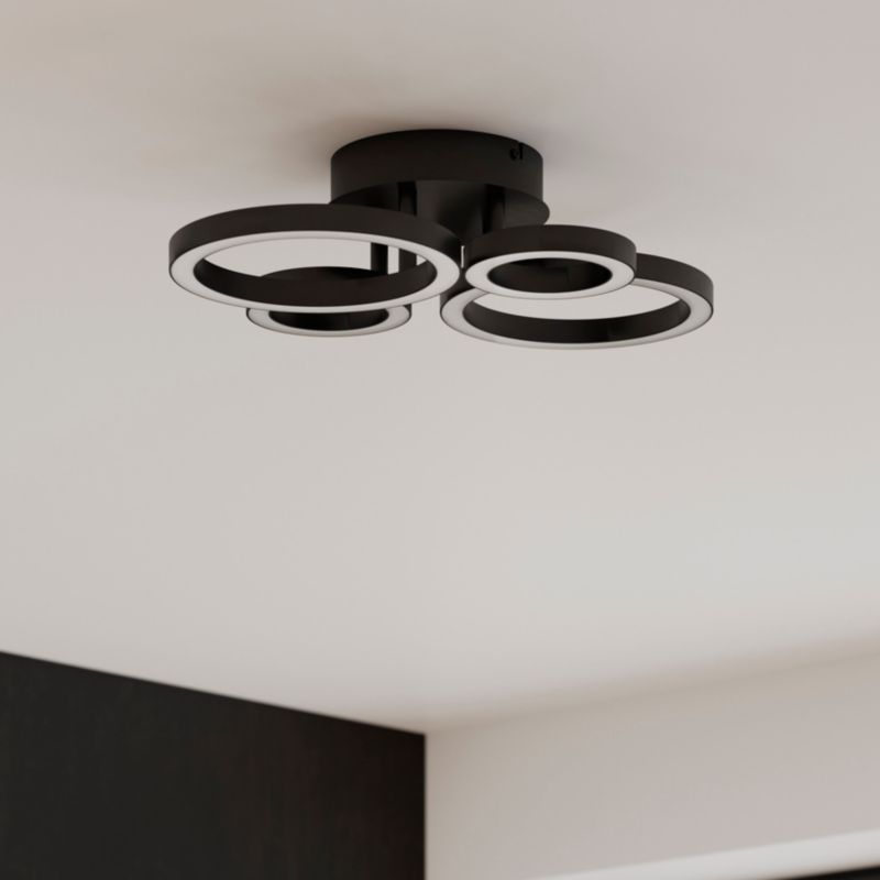Loftslampe Taphao 3200 lm 3000 K Sort Dæmpbar